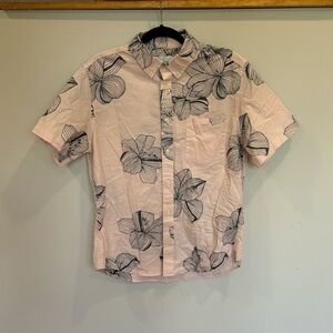 Men’s casual button down floral